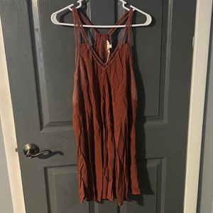 Hem & Thread dress, size S, color: autumn orange